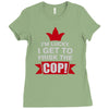 frisk cop leo police wife Ladies Fitted T-Shirt