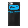 nerdy to the power of awesome iPhone 7 Case