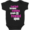 i cut hair Baby Bodysuit