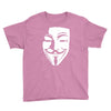 v per vendetta face film horror cinema&amp;tv Youth Tee