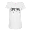 dude (3) Maternity Scoop Neck T-shirt