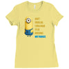 despicable me awesome perfect minio Ladies Fitted T-Shirt