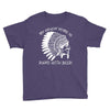 my indian name is runs with beer Youth Tee