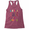 let's fall in love Racerback Tank