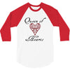 hearts queen of hearts 3/4 Sleeve Shirt