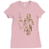 marilyn monroe machine gun gangster 100% cotton Ladies Fitted T-Shirt