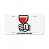party a drink License Plate