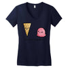 better together Women's V-Neck T-Shirt
