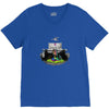 MAN IN RAINBOW V-Neck Tee
