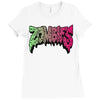 zombies (4) Ladies Fitted T-Shirt