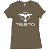 tiesto bird logo Ladies Fitted T-Shirt