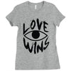 love wins Ladies Fitted T-Shirt