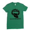 gold Ladies Fitted T-Shirt