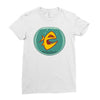 angry goldfish cartoon Ladies Fitted T-Shirt