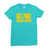 gone squatchin Ladies Fitted T-Shirt