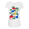 dinosaurs Maternity Scoop Neck T-shirt