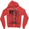 navy  girl Zipper Hoodie