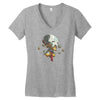 overwatch zenyatta cute spray Women's V-Neck T-Shirt
