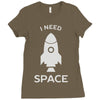 need space Ladies Fitted T-Shirt