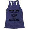 Super April Girl Racerback Tank