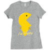 i'm happy Ladies Fitted T-Shirt