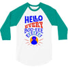 grover hello 3/4 Sleeve Shirt