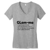 glam ma Women's V-Neck T-Shirt