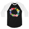 personalize baby name bodysuit 3/4 Sleeve Shirt