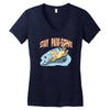 stay paw sitive Women's V-Neck T-Shirt