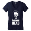 the walken dead Women's V-Neck T-Shirt