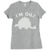 science dinosaur Ladies Fitted T-Shirt