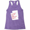 i pretend to work they pretend to pay me Racerback Tank