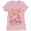 the floor is lava Ladies Fitted T-Shirt