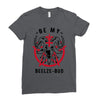 be my beelze bud Ladies Fitted T-Shirt