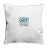 i like coffee Throw Pillow
