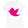 follow me Ladies Fitted T-Shirt