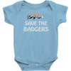 save the badgers Baby Onesie