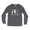 happy meowr Long Sleeve Shirts