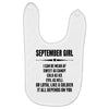 Super September Girl Baby Bibs