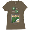 say my state Ladies Fitted T-Shirt