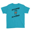no coffee no workee Youth Tee