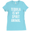 tequila is my spirit animal Ladies Fitted T-Shirt