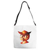 brid funny logo Adjustable Strap Totes