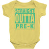 straight outta pre k Baby Bodysuit