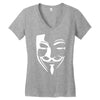 anonymous hacker che new Women's V-Neck T-Shirt