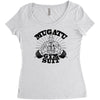 mugatu gym suit Women's Triblend Scoop T-shirt