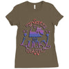 lucky scottie Ladies Fitted T-Shirt