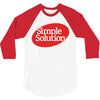 simpe solution 3/4 Sleeve Shirt