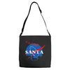 santa nasa parody Adjustable Strap Totes