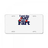 i put the art in fart License Plate